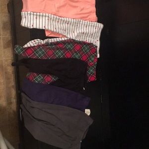 LOT OF 6 LEGGINGS, SIZE 4